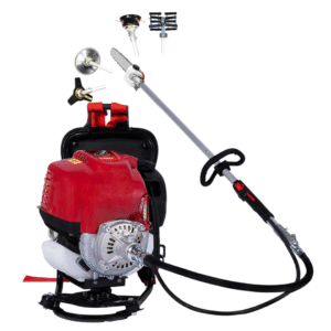 Balwaan BX-35B Brush Cutter with Chainsaw and Tiller Attachment