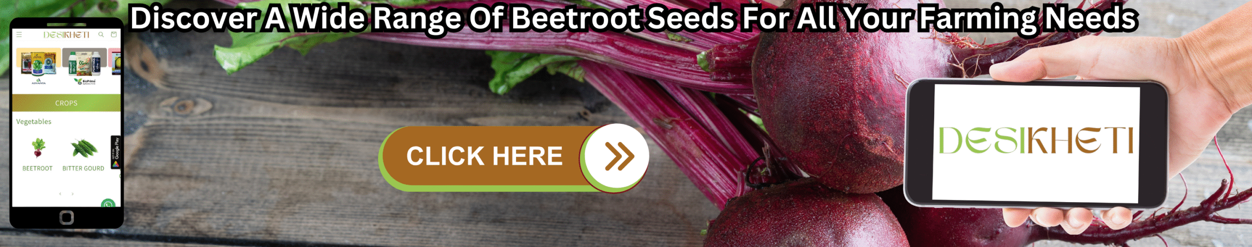 Discover A Wide Range Of Beetroot Seeds For All Your Farming Needs
Discover A Wide Range Of Beetroot Seeds For All Your Farming Needs. A vast field of freshly tilled soil is shown with long, parallel rows extending towards mountains in the distance under a clear sky. The "DESIKHETI" logo is visible at the top right, along with a circular inset displaying tomato seeds, and the website address "www.desikheti.com" is at the bottom.